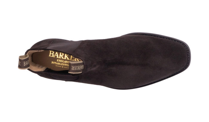 Barker Sutton - Dark Brown Suede
