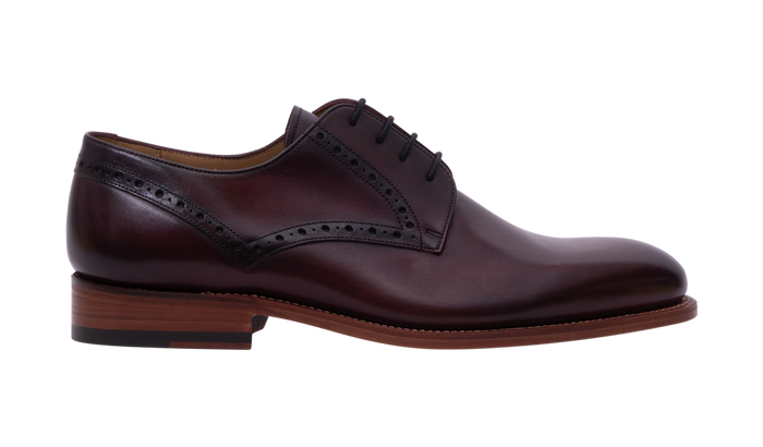 Barker Trent- Hand Brushed Burgundy