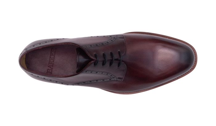 Barker Trent- Hand Brushed Burgundy