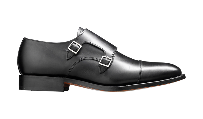 Barker Tunstall - Black Calf Monk Strap