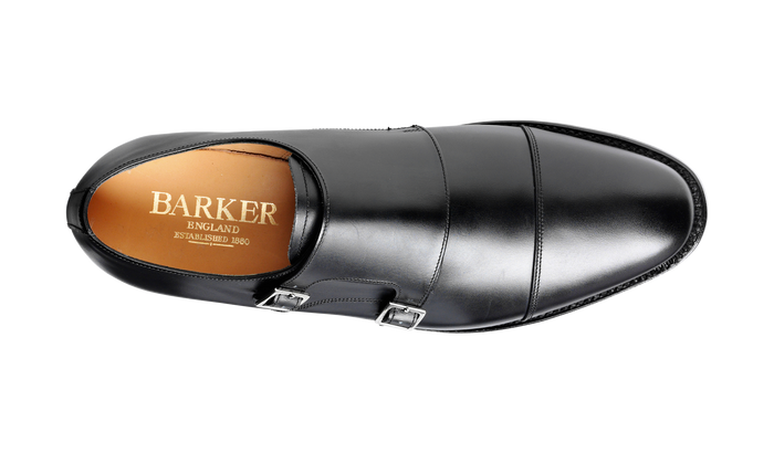 Barker Tunstall - Black Calf Monk Strap