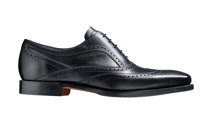 Barker Turing - Black Calf Hand Stitched Oxford