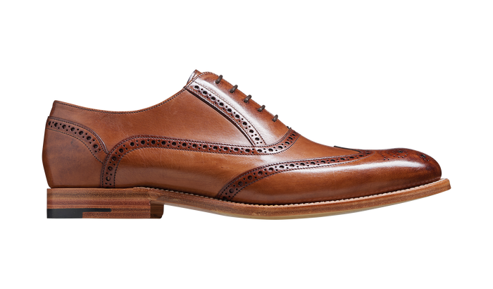 Barker Valiant - Brown Hand Painted Brogue