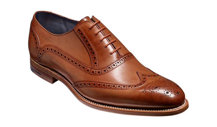 barker Valiant - Brown Hand Painted Brogue