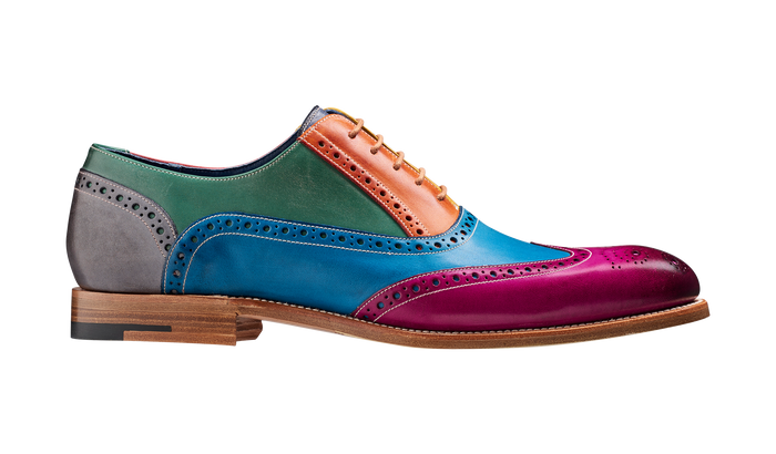 Barker Valiant Multi - Multi Coloured Oxford Brogue