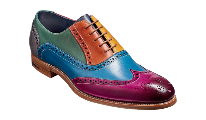 barker Valiant Multi - Multi Coloured Oxford Brogue