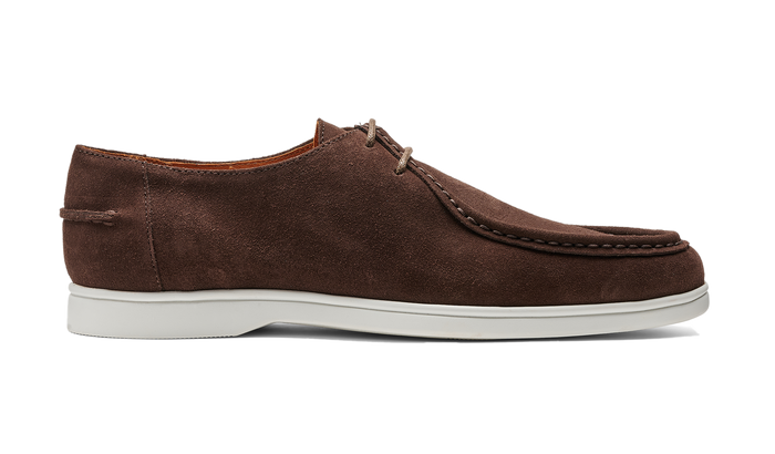 Barker Vigo - Coffee Suede White Sole