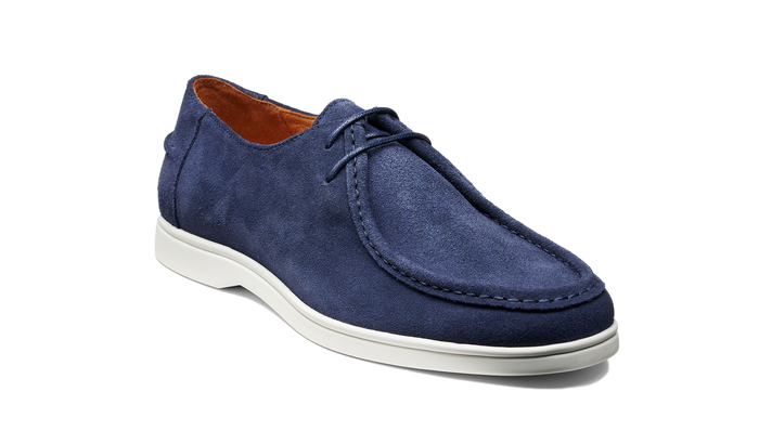 barker Vigo - Navy Suede White Sole