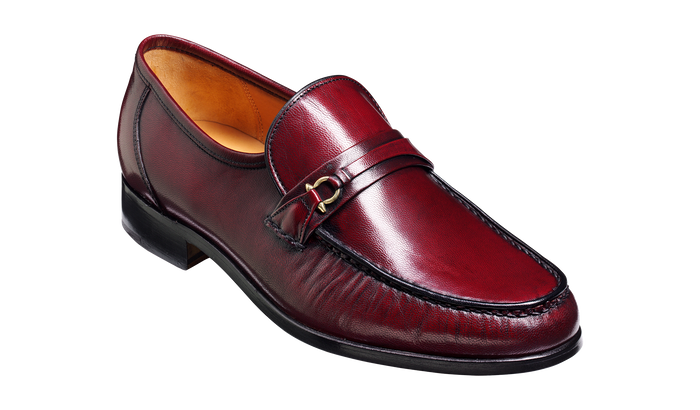 barker Wade - Burgundy Kid Loafer