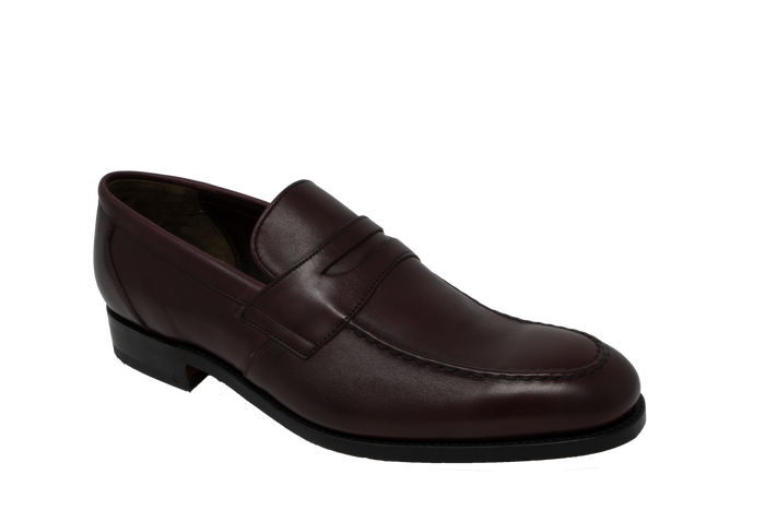 barker Warner - Burgundy Calf