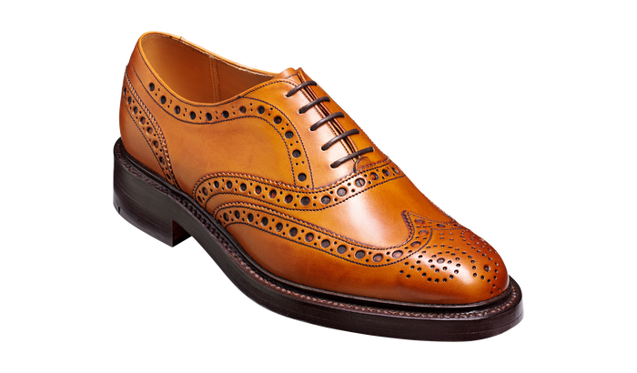 barker Westfield - Cedar Burnished Calf Brogue