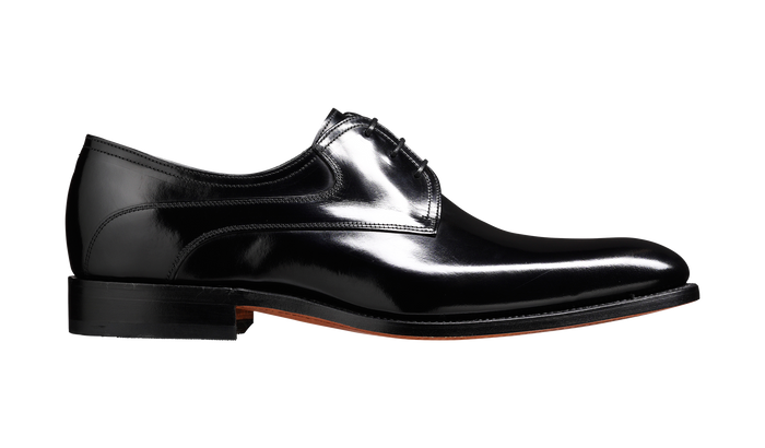 Barker Wickham - Black Hi-Shine Derby