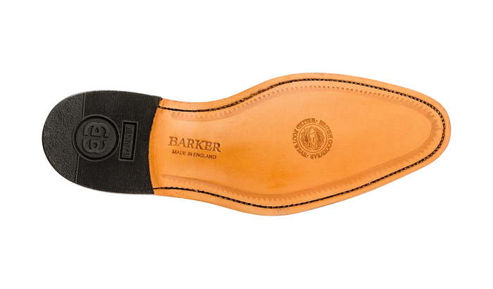 Barker Winsford - Black Hi-Shine Oxford