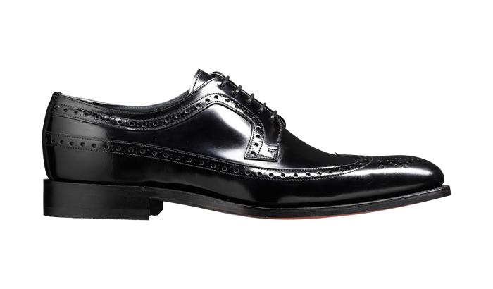 Barker Woodbridge - Black Hi-Shine Derby