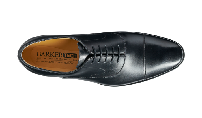 Barker Wright - Black Calf Oxford Shoe