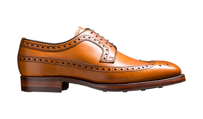 Barker Calvay - Cedar Grain Mens Longwing Brogue Shoe