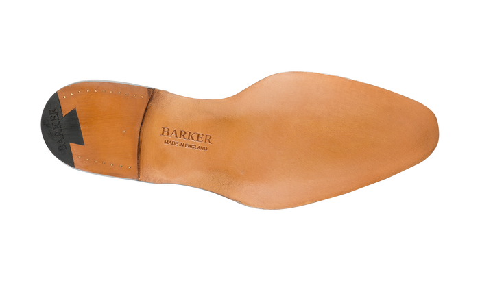 Barker Goldington - Black Patent / Suede Black Derby Dress Shoe