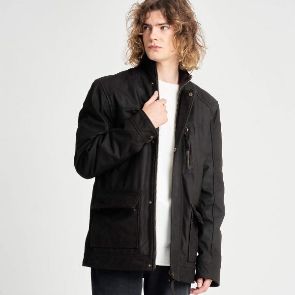 Barneys Originals Barney&Taylor Men’s Buffalo Leather Coat