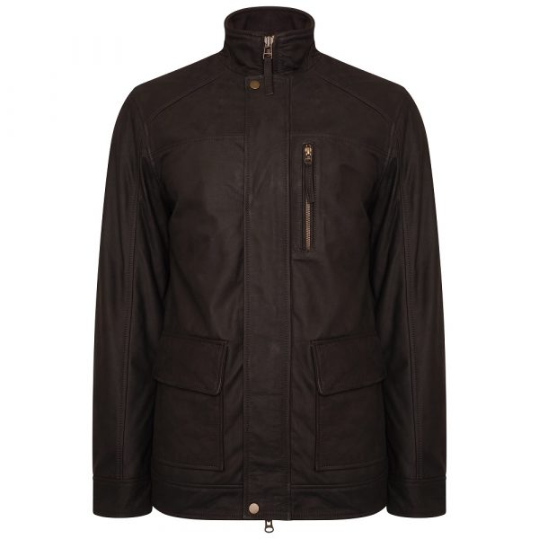 Barneys Originals Barney&Taylor Men’s Buffalo Leather Coat