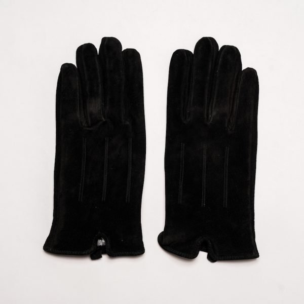 Barneys Originals Men’s Black Suede Gloves