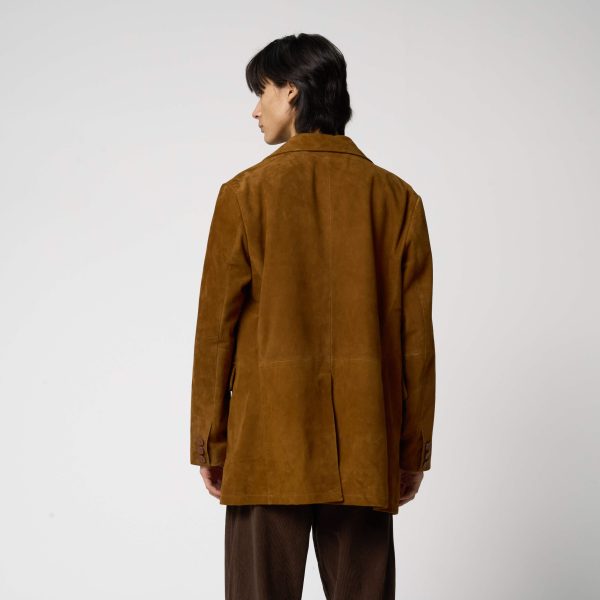 Barneys Originals Men’s Tan Suede Blazer