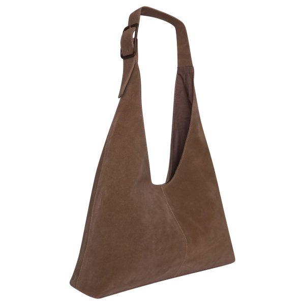 Barneys Originals Real Cow Suede Slouch Bag