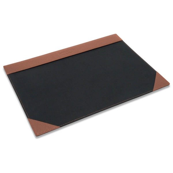 Barneys Originals Real Leather & Felt Desk Pad A4