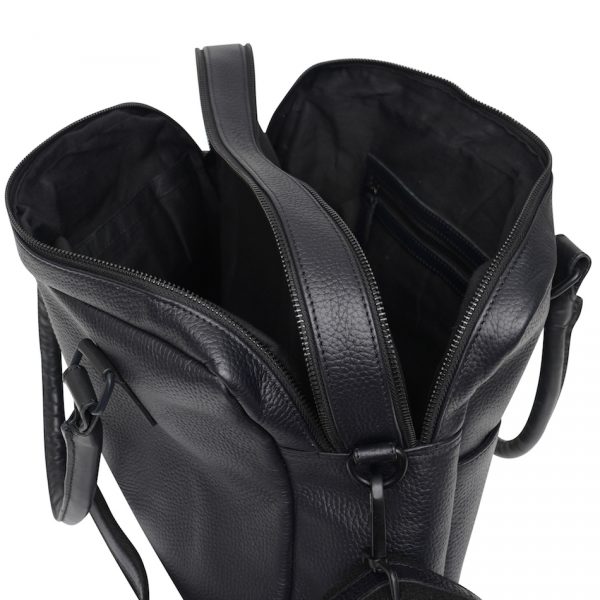 Barneys Originals Real Leather Laptop Bag