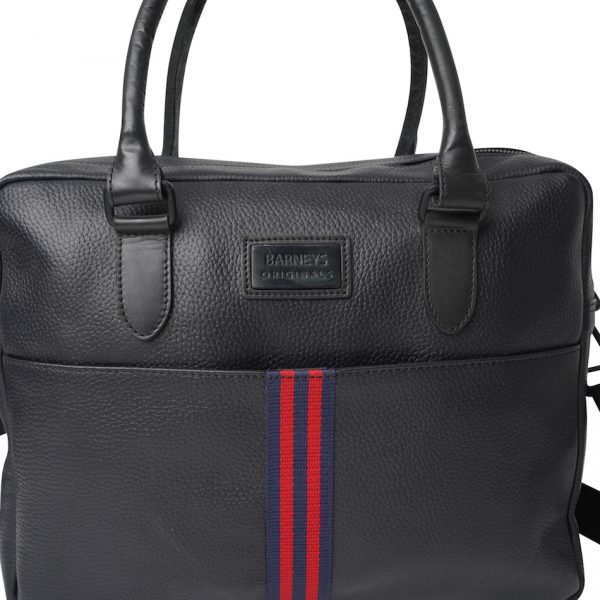 Barneys Originals Real Leather Laptop Bag
