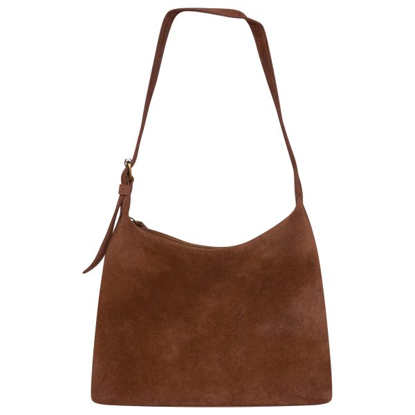 Barneys Originals Tan Suede Shoulder Bag