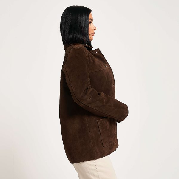 Barneys Originals Women’s Buffalo Suede Coat