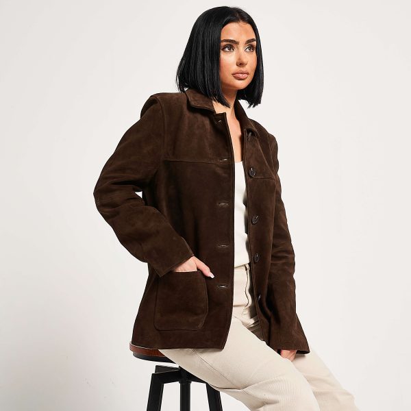 barneys originals Women’s Buffalo Suede Coat