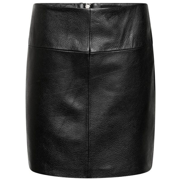 Barneys Originals Women’s Real Leather Mini Skirt