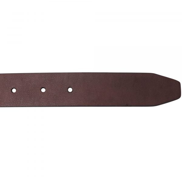 Barneys Originals Men’s Brown Bonded Leather Belt With Silver Buckle