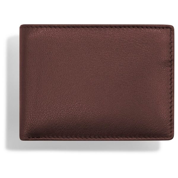 Barneys Originals Men’s Brown Faux Leather Wallet – 4 Card Slots