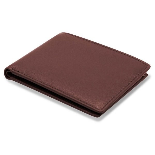Barneys Originals Men’s Brown Faux Leather Wallet – 4 Card Slots