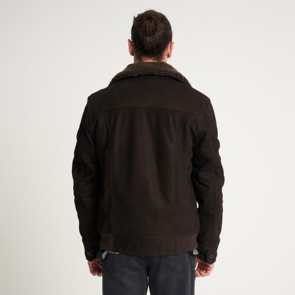 Barneys Originals Men’s Buffalo Harrington Jacket With Collar