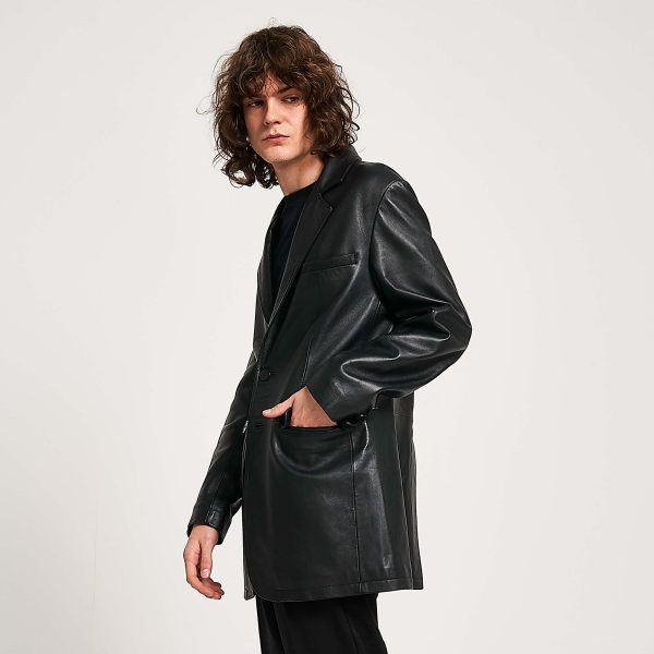 barneys originals Men’s Classic Real Leather Blazer – The Bobby