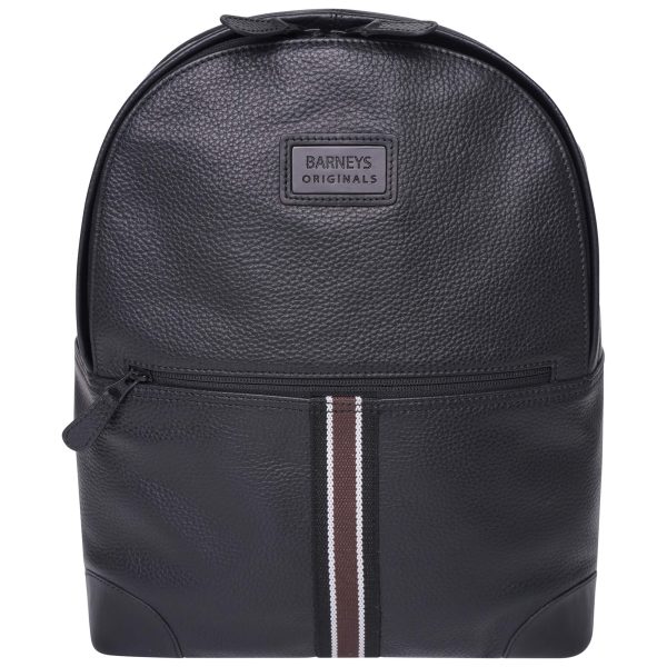 barneys originals Real Leather Backpack with Cherry Red Stripe