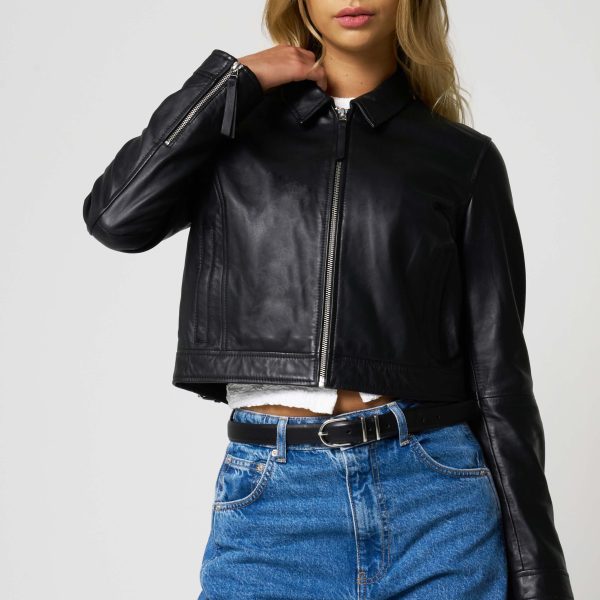 Barneys Originals Women’s Cropped Harrington Jacket
