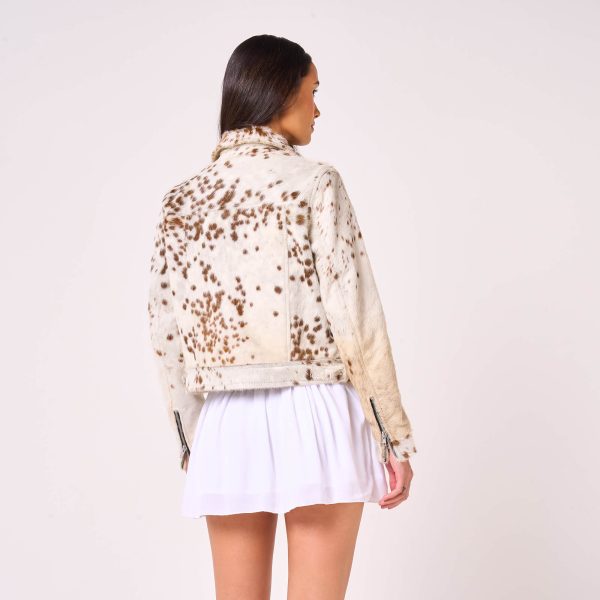 Barneys Originals Women’s Real Cow Hide Harrington Jacket