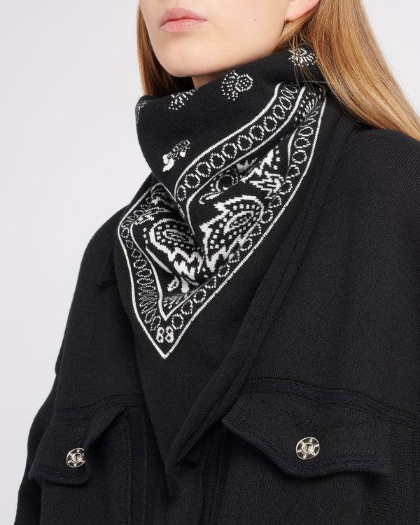Barrie Bandana En Cachemire Et Coton