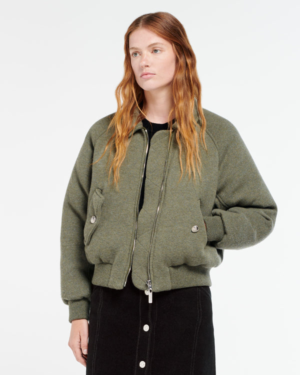 Barrie Bomber En Cachemire Et Laine