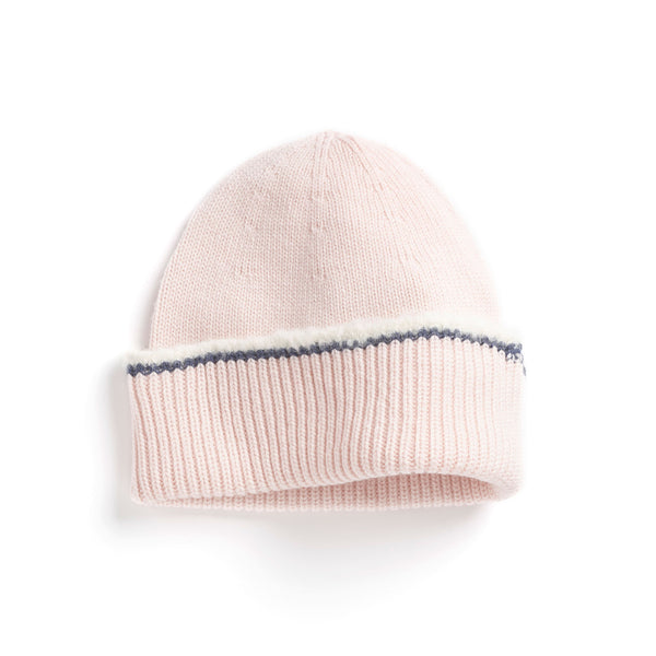 Barrie Bonnet En Cachemire Effet Shearling
