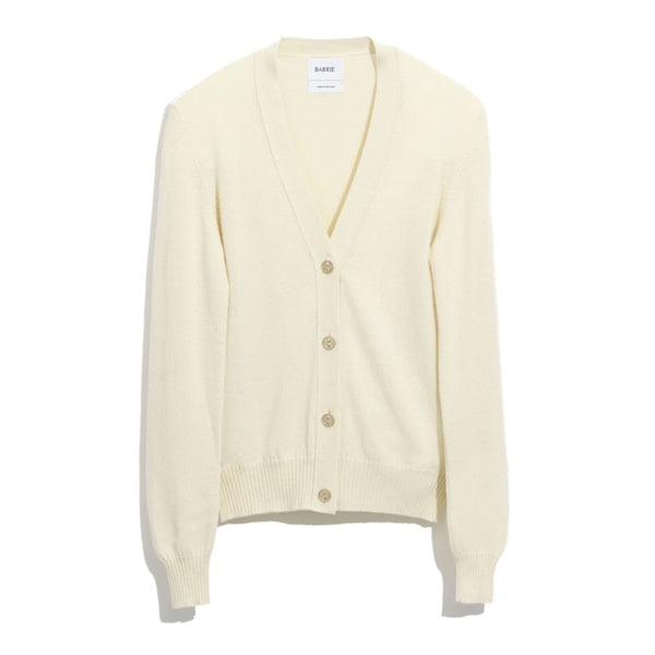 barrie Cardigan col V B Label en cachemire