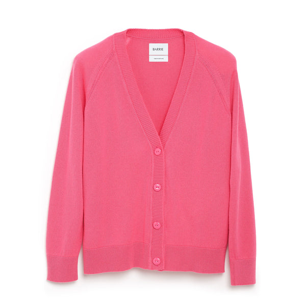 barrie Cardigan col V en cachemire