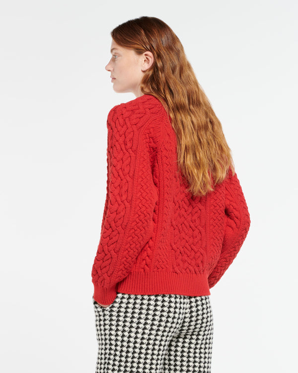 Barrie Cardigan En Cachemire Torsadé