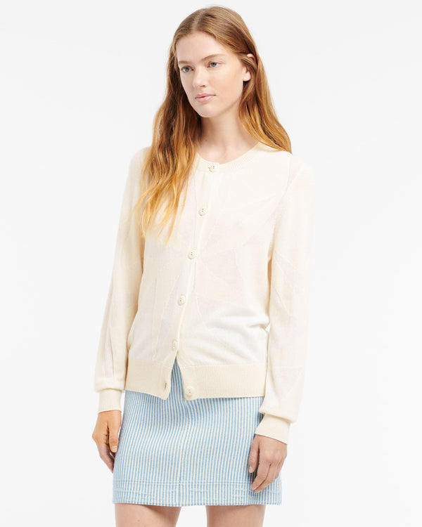 Barrie Cardigan En Cachemire Ultra Fin Et Coton