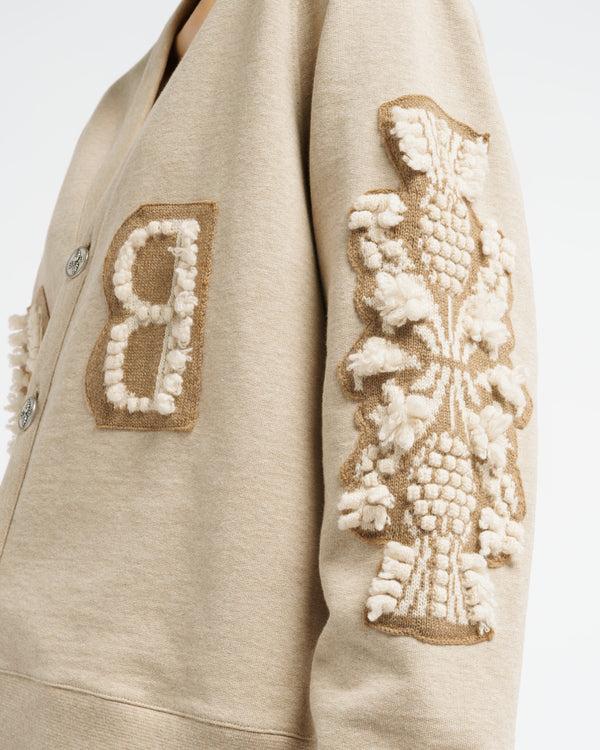 Barrie Cardigan En Coton Avec Logo B En Cachemire