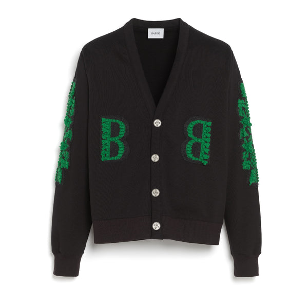 barrie Cardigan en coton avec logo B en cachemire